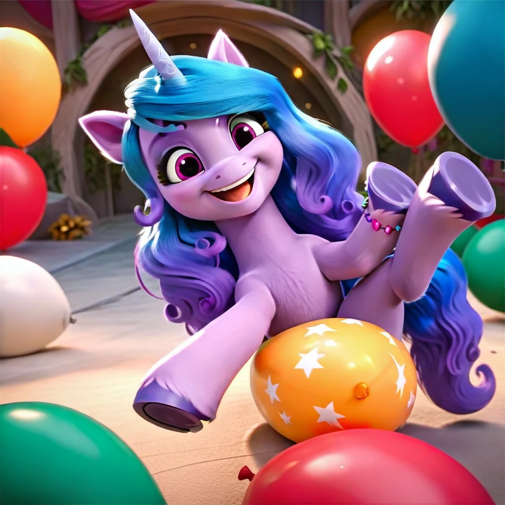 score_9, score_8_up, score_7_up, score_6_up, score_5_up, score_4_up,
female, Izzy Moonbow, solo, looner, nonpop, balloon nonpop, detailed background, party, selfie, fanservice, plot, balloon fetish, balloon support, 3d, hd, 4k, solo,
safe, rating safe,
spread legs, plot, blowing up balloons, balloon blowing, wide hips, arched back, overinflated balloon, tight balloon, necked balloon, translucent balloon, white star print on balloon, balloon inflation, bouncing, squeaking, noisy, loud,
My Little Pony: Make Your Mark, My Little Pony: A New Generation, cinematic, dynamic angle, depth of field, bloom, subsurface scattering