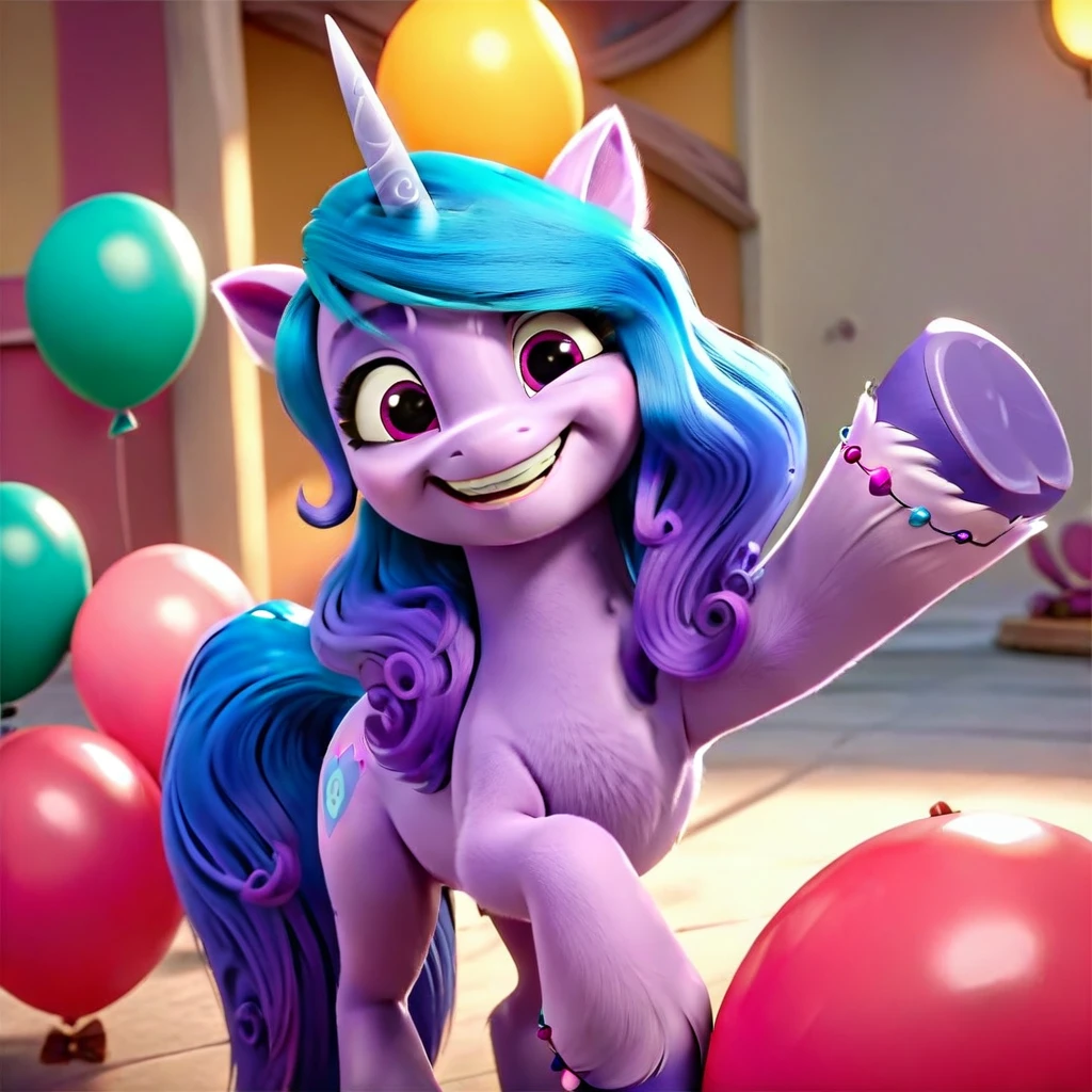 score_9, score_8_up, score_7_up, score_6_up, score_5_up, score_4_up, 
female, Izzy Moonbow, solo, looner, nonpop, balloon nonpop, detailed background, party, selfie, fanservice, plot, balloon fetish, balloon support, 3d, hd, 4k, solo,
safe, rating safe,
spread legs, plot, blowing up balloons, balloon blowing, wide hips, arched back, overinflated balloon, tight balloon, necked balloon, translucent balloon, white star print on balloon, balloon inflation, bouncing, squeaking, noisy, loud,
My Little Pony: Make Your Mark, My Little Pony: A New Generation, cinematic, dynamic angle, depth of field, bloom, subsurface scattering