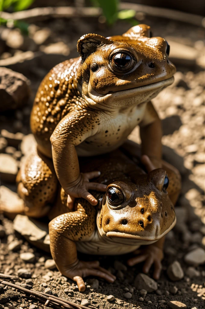 Toad with black shirt