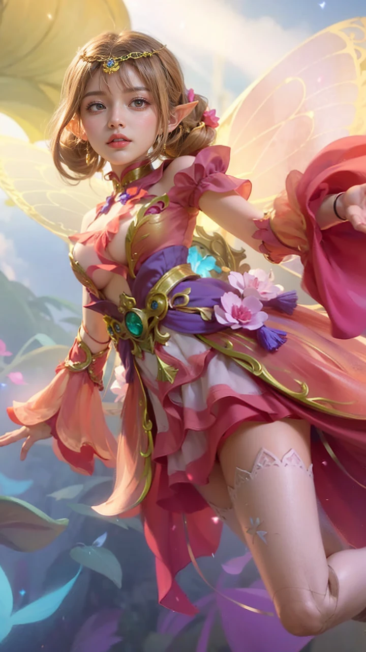 1 woman, potret, pink eyes, glowing eyes, big breast, shadowbringers cinematic, 4 k detail fantasy, a beautiful fantasy empress, game cg, xianxia fantasy, xianxia hero, 2. 5 d cgi anime fantasy artwork, cinematic goddess close shot, ruan jia and artgerm, wow 4 k detail fantasy, hyperdetailed fantasy character.