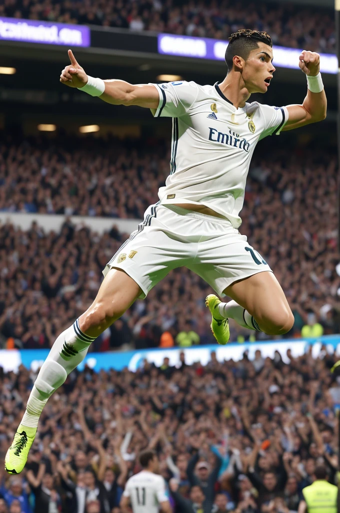 Create image d9 Cristiano Ronaldo scoring a goal