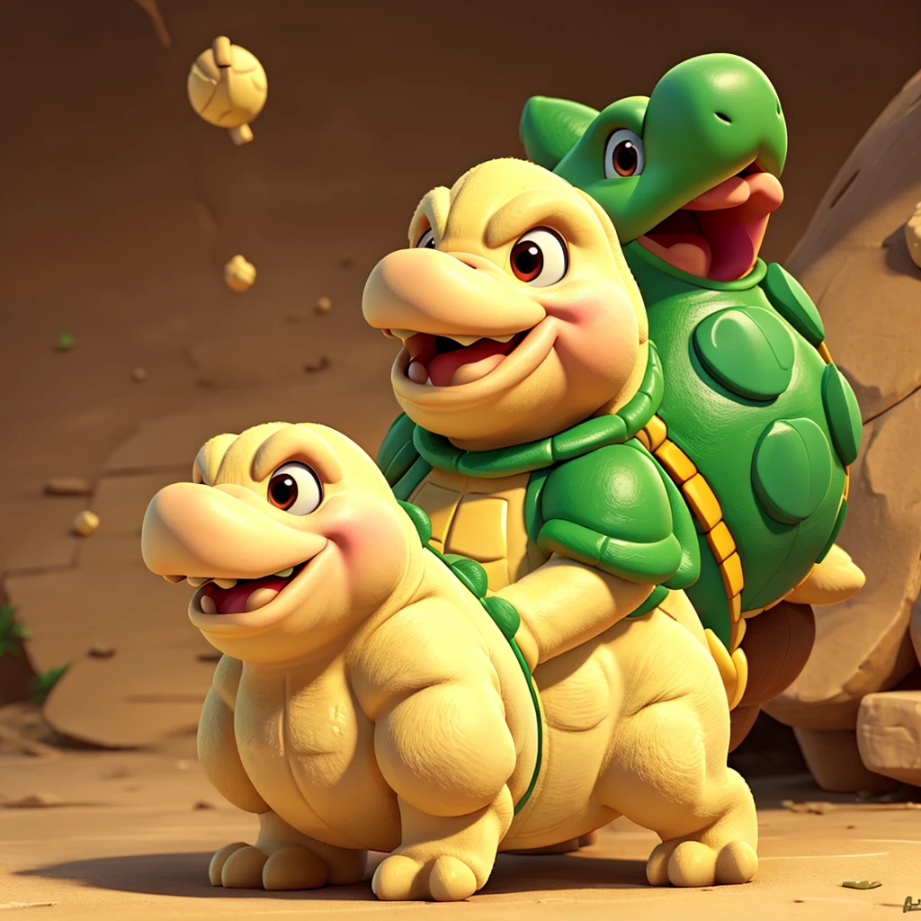 Draw a Koopa Troopa from Super Mario