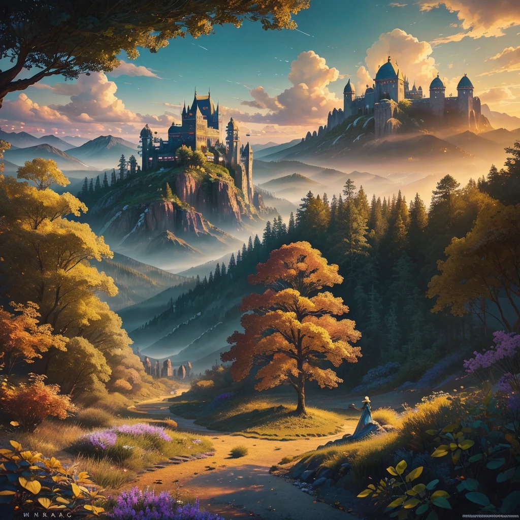 a wizard going through a portal to visit the ancient lemuria, award winning illustration, highly detailed, friendly colors, happy vibes, epic fantasy scene, intricate details, magical energy, glowing portal, mystical atmosphere, beautiful landscape, enchanted forest, stunning vista, serene ambiance, vibrant hues, warm lighting, ethereal energy, awe-inspiring composition, captivating story, masterful artistry, photorealistic quality, cinematic perspective, fantastical elements, dramatic lighting, dreamlike quality, imaginative design, seamless integration, exquisite rendering, flawless execution, breathtaking visuals
