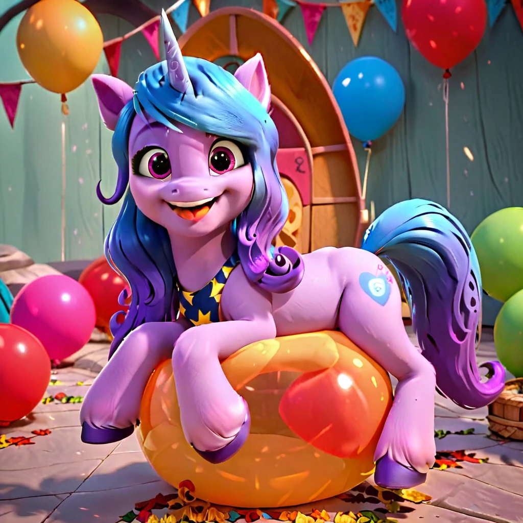 score_9, score_8_up, score_7_up, score_6_up, score_5_up, score_4_up,
female, Izzy Moonbow, solo, looner, nonpop, balloon nonpop, detailed background, party, selfie, fanservice, plot, balloon fetish, balloon support, 3d, hd, 4k, solo,
safe, rating safe,
spread legs, plot, blowing up balloons, balloon blowing, wide hips, arched back, overinflated balloon, tight balloon, necked balloon, translucent balloon, white star print on balloon, balloon inflation, bouncing, squeaking, noisy, loud,
My Little Pony: Make Your Mark, My Little Pony: A New Generation, cinematic, dynamic angle, depth of field, bloom, subsurface scattering