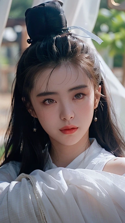 chinese ghost story,
(King of Juksian:1.1),(Ni Xiaochen:1.2),Chenbyohun,1 woman,alone,black hair,long hair,hair bun,mole,realistic,clothes,jewelry store,Lips,earring,hair bun,중국clothes,Hanfu,looking for_consolation~toion,beautiful detailed eyes,고대 중국 clothes,
(Pure white clothes:1.5),투명한 clothes,(흰clothes:1.5),
ancient background,calligraphy background,very long hair,(sheer curtain:1.3),gauze curtains,strap lift,tear,Eyes through hair,wallpaper,huge file size,Chinese~toion,Chinese art,Shukezouma,Foreshortening,~~to_아래to,, best quality , masterpiece, illustrated~toion, very delicious~toe and beautiful, very detailed ,CG,unity,8k wallpaper, amazing, in detail, masterpiece, best quality,official art,very detailed CG unity 8k wallpaper,absurd, incredibly absurd, huge file size , very detailed, mackerel, very detailed,beautiful and delicate girl, very detailed eyes and face, beautiful detailed eyes,얼굴to 빛을 비추다,