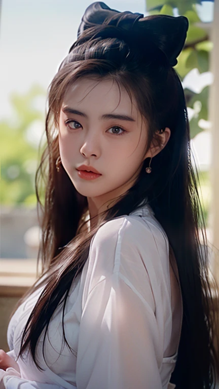 chinese ghost story,
(King of Juksian:1.1),(Ni Xiaochen:1.2),Chenbyohun,1 woman,alone,black hair,long hair,hair bun,mole,realistic,clothes,jewelry store,Lips,earring,hair bun,중국clothes,Hanfu,looking for_consolation~toion,beautiful detailed eyes,고대 중국 clothes,
(Pure white clothes:1.5),투명한 clothes,(흰clothes:1.5),
ancient background,calligraphy background,very long hair,(sheer curtain:1.3),gauze curtains,strap lift,tear,Eyes through hair,wallpaper,huge file size,Chinese~toion,Chinese art,Shukezouma,Foreshortening,~~to_아래to,, best quality , masterpiece, illustrated~toion, very delicious~toe and beautiful, very detailed ,CG,unity,8k wallpaper, amazing, in detail, masterpiece, best quality,official art,very detailed CG unity 8k wallpaper,absurd, incredibly absurd, huge file size , very detailed, mackerel, very detailed,beautiful and delicate girl, very detailed eyes and face, beautiful detailed eyes,얼굴to 빛을 비추다,