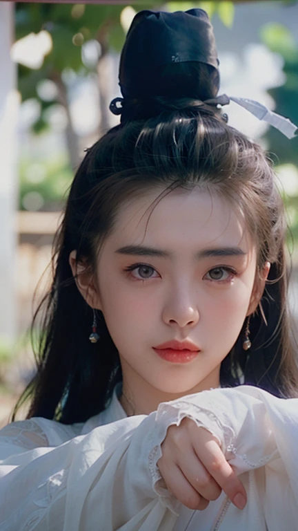 chinese ghost story,
(King of Juksian:1.1),(Ni Xiaochen:1.2),Chenbyohun,1 woman,alone,black hair,long hair,hair bun,mole,realistic,clothes,jewelry store,Lips,earring,hair bun,중국clothes,Hanfu,looking for_consolation~toion,beautiful detailed eyes,고대 중국 clothes,
(Pure white clothes:1.5),투명한 clothes,(흰clothes:1.5),
ancient background,calligraphy background,very long hair,(sheer curtain:1.3),gauze curtains,strap lift,tear,Eyes through hair,wallpaper,huge file size,Chinese~toion,Chinese art,Shukezouma,Foreshortening,~~to_아래to,, best quality , masterpiece, illustrated~toion, very delicious~toe and beautiful, very detailed ,CG,unity,8k wallpaper, amazing, in detail, masterpiece, best quality,official art,very detailed CG unity 8k wallpaper,absurd, incredibly absurd, huge file size , very detailed, mackerel, very detailed,beautiful and delicate girl, very detailed eyes and face, beautiful detailed eyes,얼굴to 빛을 비추다,