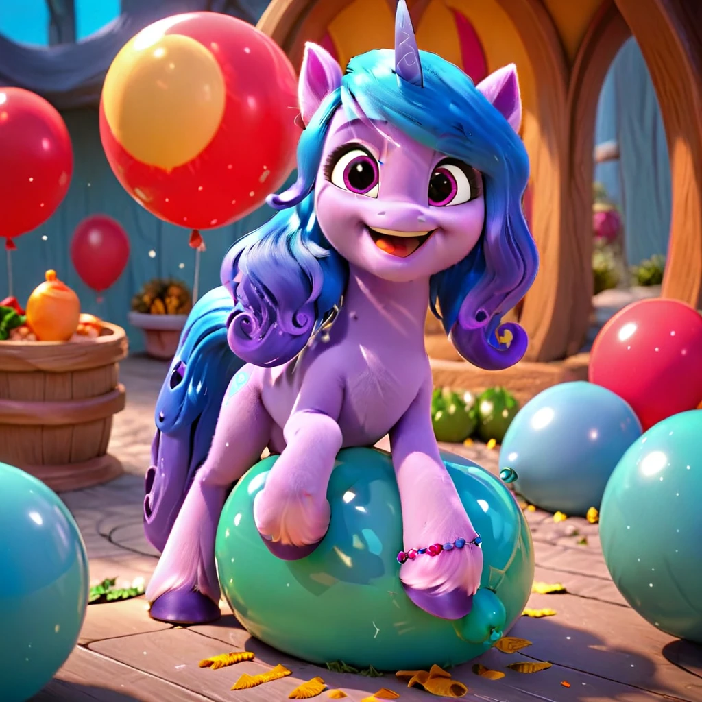 score_9, score_8_up, score_7_up, score_6_up, score_5_up, score_4_up,
female, Izzy Moonbow, solo, looner, nonpop, balloon nonpop, detailed background, party, selfie, fanservice, plot, balloon fetish, balloon support, 3d, hd, 4k, solo,
safe, rating safe,
spread legs, plot, blowing up balloons, balloon blowing, wide hips, arched back, overinflated balloon, tight balloon, necked balloon, translucent balloon, white star print on balloon, balloon inflation, bouncing, squeaking, noisy, loud,
My Little Pony: Make Your Mark, My Little Pony: A New Generation, cinematic, dynamic angle, depth of field, bloom, subsurface scattering