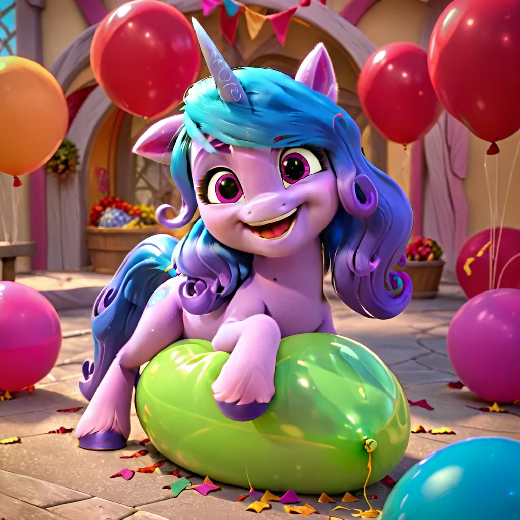 score_9, score_8_up, score_7_up, score_6_up, score_5_up, score_4_up, 
female, Izzy Moonbow, solo, looner, nonpop, balloon nonpop, detailed background, party, selfie, fanservice, plot, balloon fetish, balloon support, 3d, hd, 4k, solo,
safe, rating safe,
spread legs, plot, blowing up balloons, balloon blowing, wide hips, arched back, overinflated balloon, tight balloon, necked balloon, translucent balloon, white star print on balloon, balloon inflation, bouncing, squeaking, noisy, loud,
My Little Pony: Make Your Mark, My Little Pony: A New Generation, cinematic, dynamic angle, depth of field, bloom, subsurface scattering