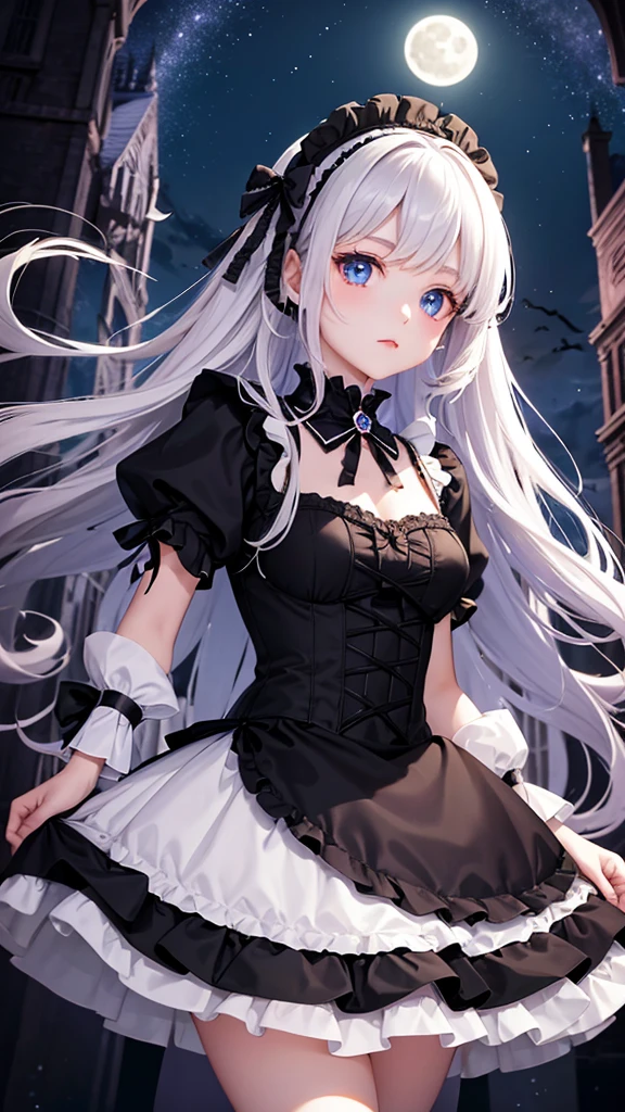 Princess Gothic Lolita dress night moon