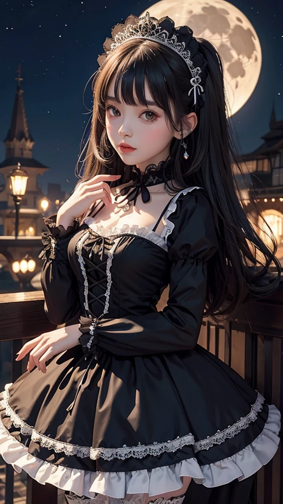Princess Gothic ta dress night moon