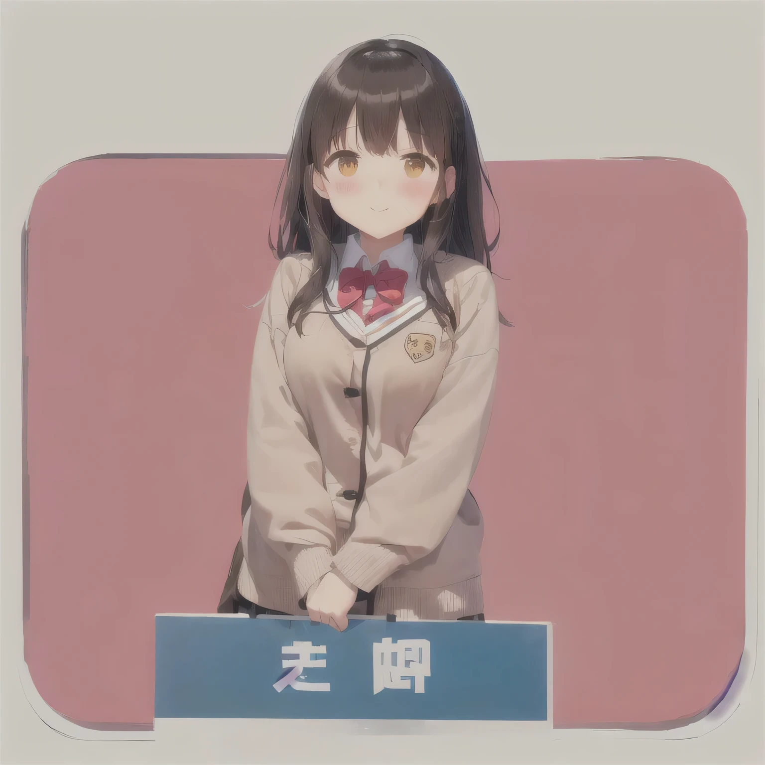Wearing、Close up of person holding a sign, Sayori, Nagatoro, Yuuyuuyuuri, Qingfu, beast, Fleet Collection Style, Deer Meet, Heartbeat Literary Society, Meow, Flower shape, ( ( ( Yoshinari Night ) ) )