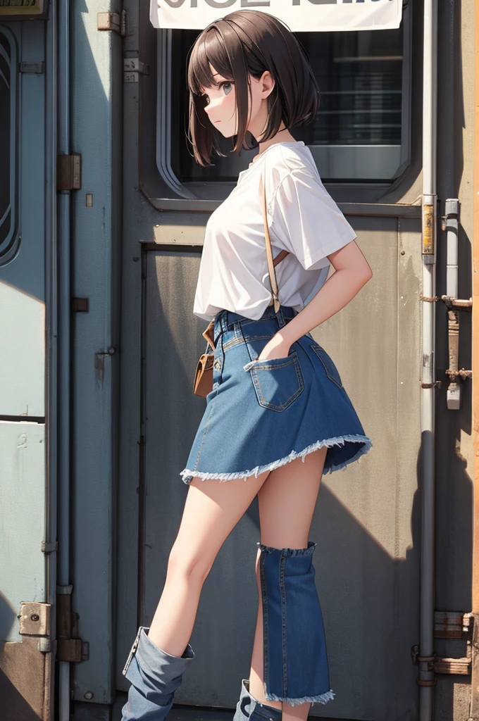 denim skirt