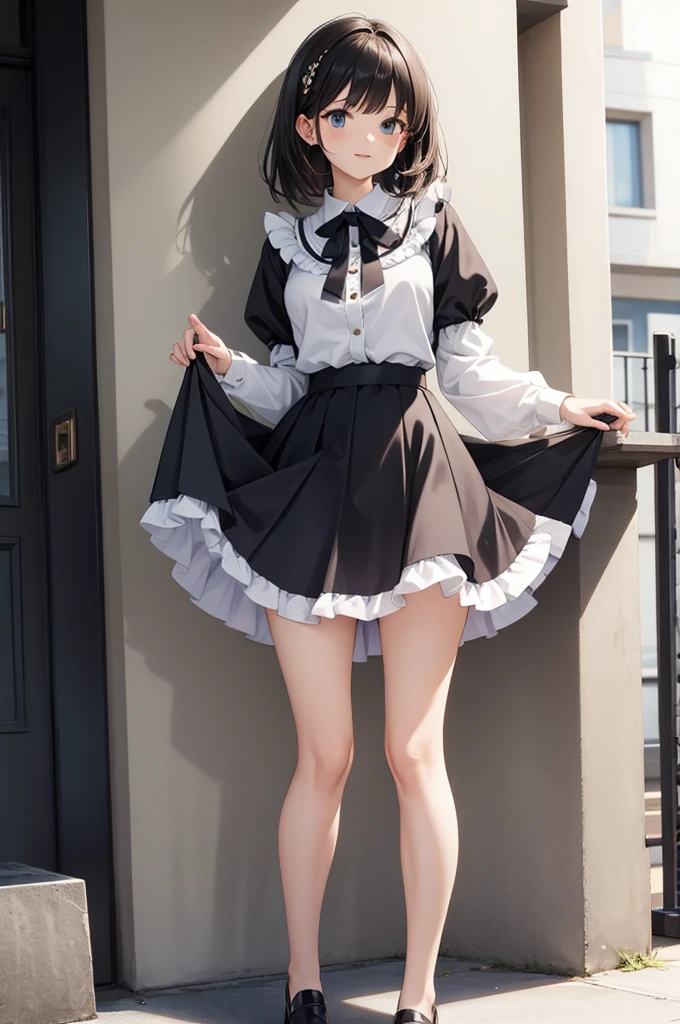 frilled skirt