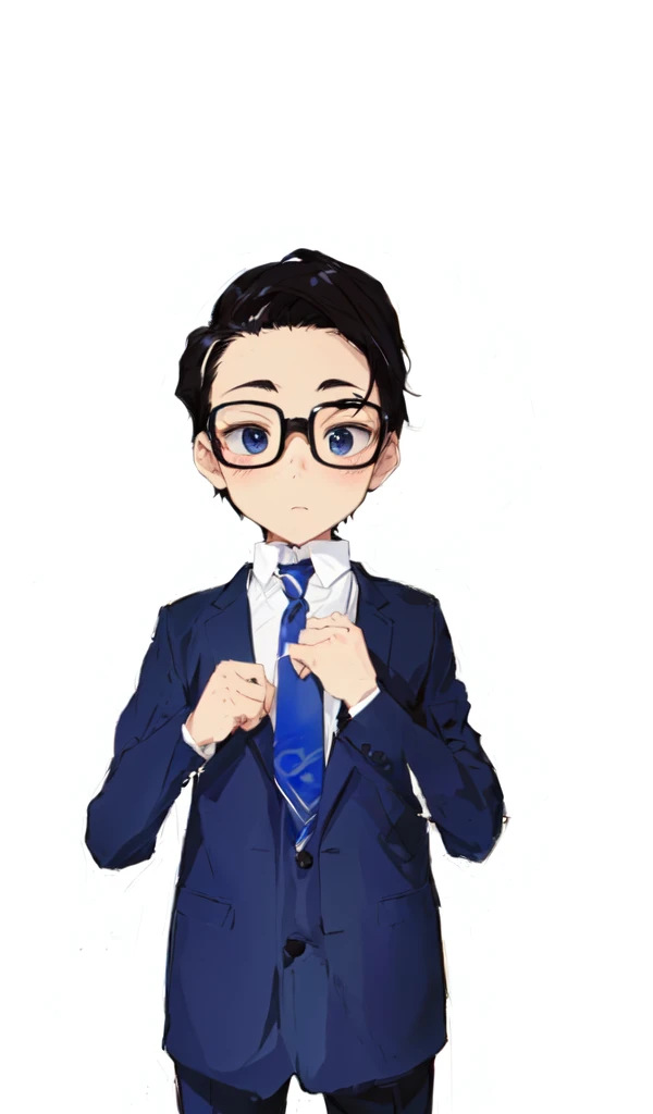 Suit and Tie、wearing glasses的动漫老男人, Wearing a suit，wearing glasses, 他Wearing a suit, Live2d Virtual YouTuber Model, Kentaro Miura manga art style, Wearing a suit, Kentaro Miura's artistic style, Wear a suit and tie, Miura Kentaro&#39;s style!!!!, Inspired by Sugiura Emerald