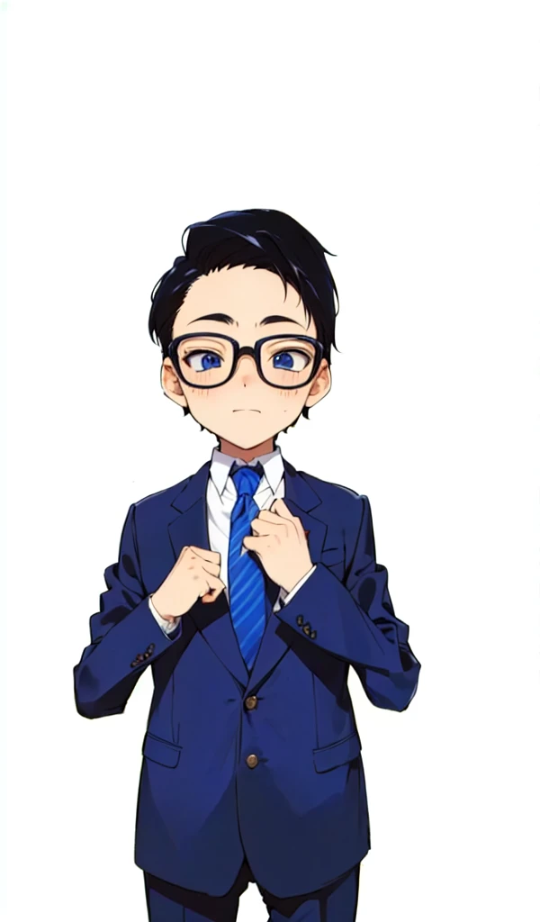 Suit and Tie、wearing glasses的动漫老男人, Wearing a suit，wearing glasses, 他Wearing a suit, Live2d Virtual YouTuber Model, Kentaro Miura manga art style, Wearing a suit, Kentaro Miura's artistic style, Wear a suit and tie, Miura Kentaro&#39;s style!!!!, Inspired by Sugiura Emerald