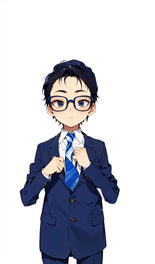 Suit and Tie、wearing glasses的动漫老男人, Wearing a suit,wearing glasses, 他Wearing a suit, Live2d Virtual YouTuber Model, Kentaro Miura manga art style, Wearing a suit, Kentaro Miura's artistic style, Wear a suit and tie, Miura Kentaro's style!!!!, Inspired by Sugiura Emerald