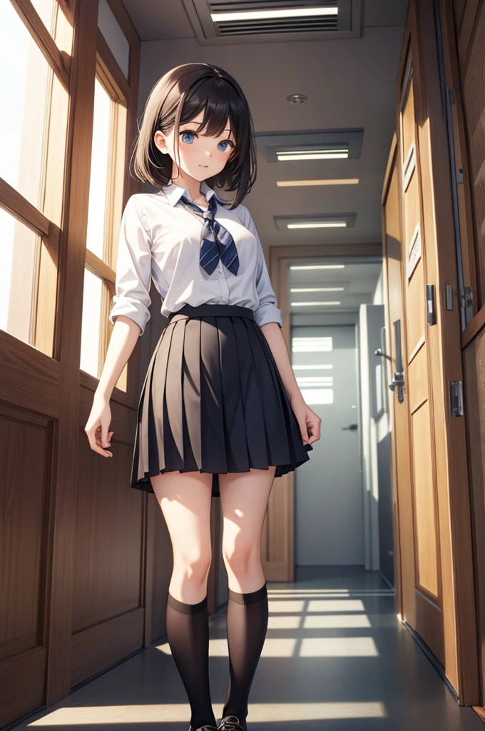 pleated skirt