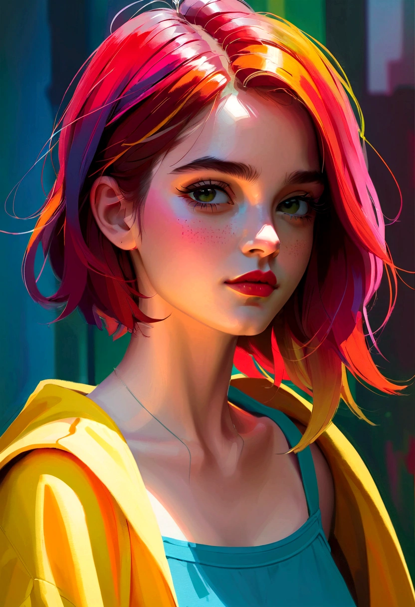 (Girlish Painting:1.3) of (Ultra detailed:1.3),(Cosy:1.3),best quality,masterpiece,highly detailed,ultra-detailed,1girl,[Emma Watson:Chou Tzu-yu:0.2],, unreal engin 5,octane render,(2D:1.2), limited palette flat color,, digital painting, artstation, concept art, smooth, sharp focus,art by ross tran and greg rutkowski and alphonse Mucha and Bak Karol,, (oil painting:1.16),(acrylic paint:1.16),(colorful:1.5), (watercolor:1.16),, by (nvinkpunk:1.0),(kuvshinov:1.0),(dreamlikeart:1.0),(samdoesart:1.0),(modelshoot style:1.0),(by Artist Koho Shoda:1.3),(by Artist Mike Mignola:1.3),(by Artist Joop Polder:1.3),(Classicism Art:1.3),(Industrial Art:1.3),(Solarpunk Art:1.3)