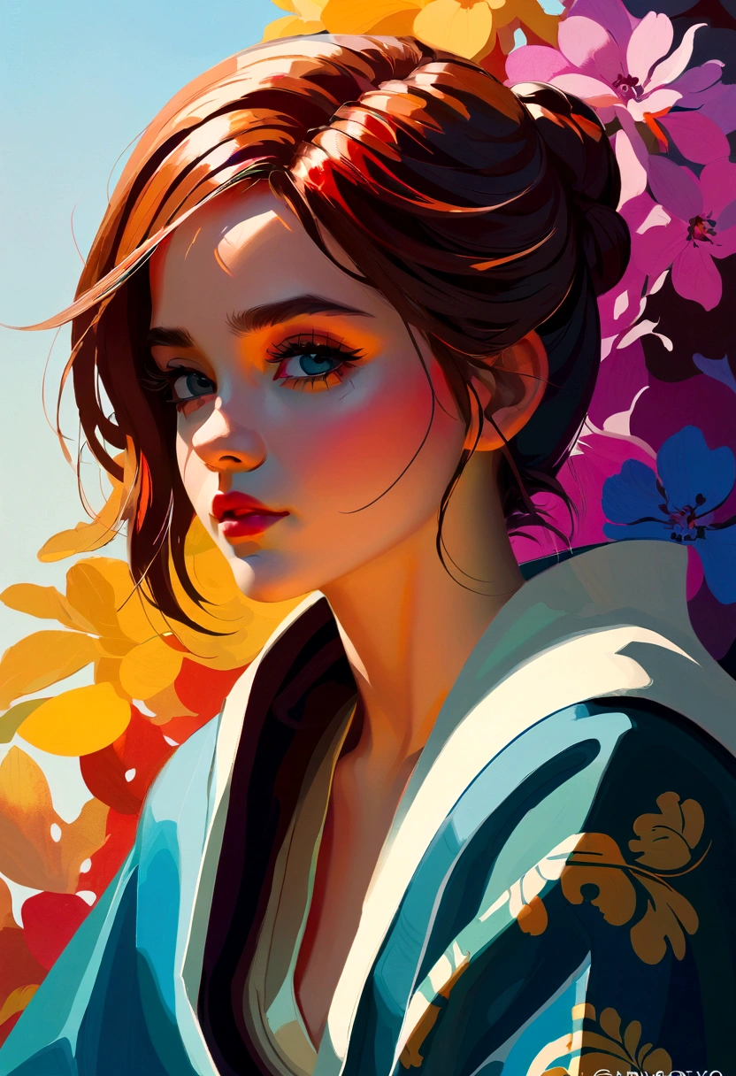 (Girlish Painting:1.3) of (Ultra detailed:1.3),(Cosy:1.3),best quality,masterpiece,highly detailed,ultra-detailed,1girl,[Emma Watson:Chou Tzu-yu:0.2],, unreal engin 5,octane render,(2D:1.2), limited palette flat color,, digital painting, artstation, concept art, smooth, sharp focus,art by ross tran and greg rutkowski and alphonse Mucha and Bak Karol,, (oil painting:1.16),(acrylic paint:1.16),(colorful:1.5), (watercolor:1.16),, by (nvinkpunk:1.0),(kuvshinov:1.0),(dreamlikeart:1.0),(samdoesart:1.0),(modelshoot style:1.0),(by Artist Koho Shoda:1.3),(by Artist Mike Mignola:1.3),(by Artist Joop Polder:1.3),(Classicism Art:1.3),(Industrial Art:1.3),(Solarpunk Art:1.3)