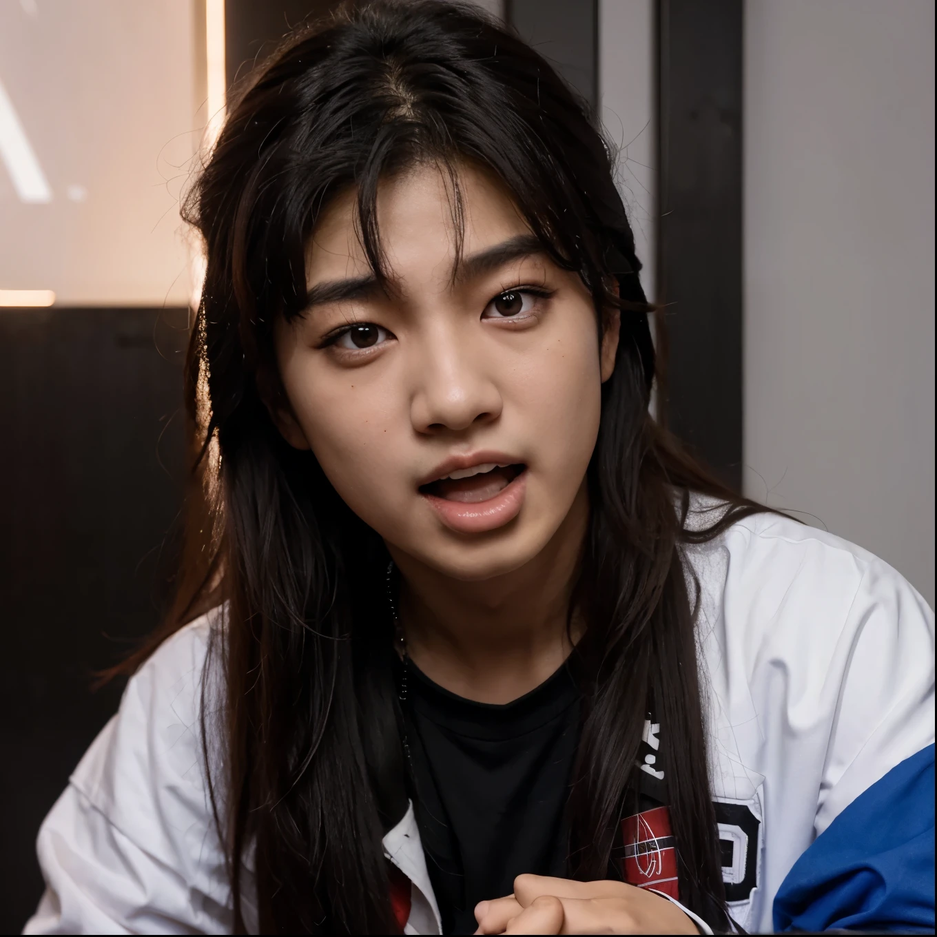 Hwang Hyunjin from the k-group Stray kids sucking a dick
