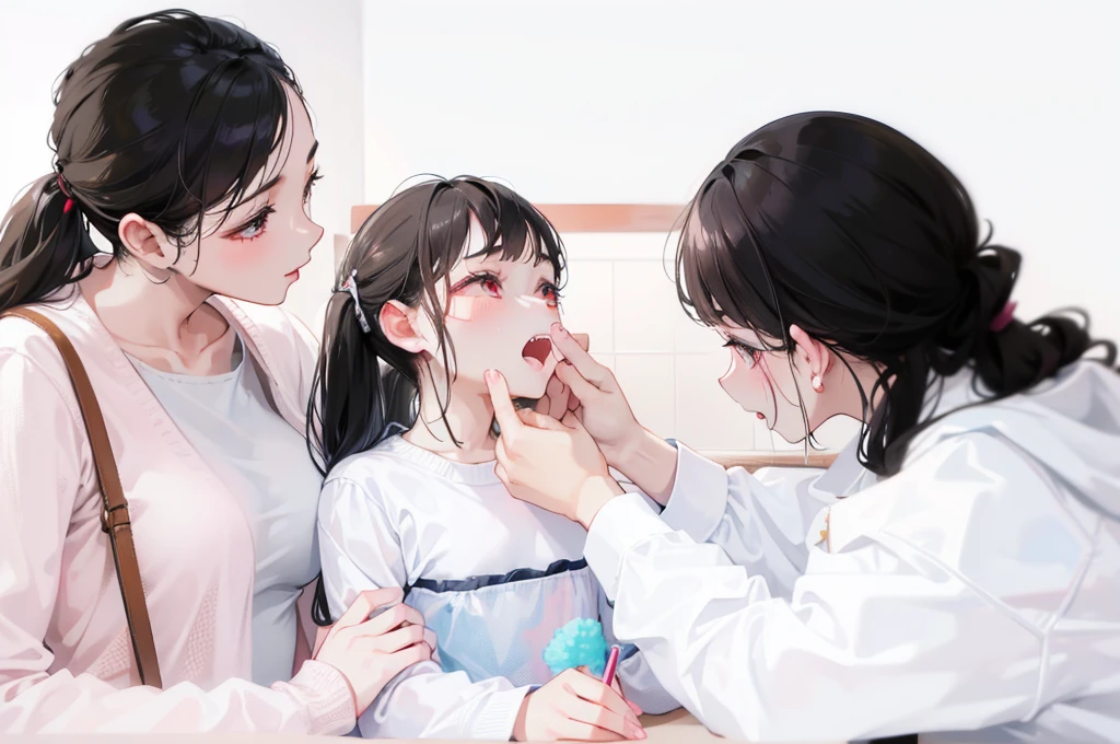 Role A(child):Mother,We're going to get orthodontics.,What preparations need to be made??
Role B(Mother):baby,First of all, we need to make sure your oral cavity is healthy.。If you have tooth decay,Make up for it first;Dirty mouth,I need to wash my teeth.。