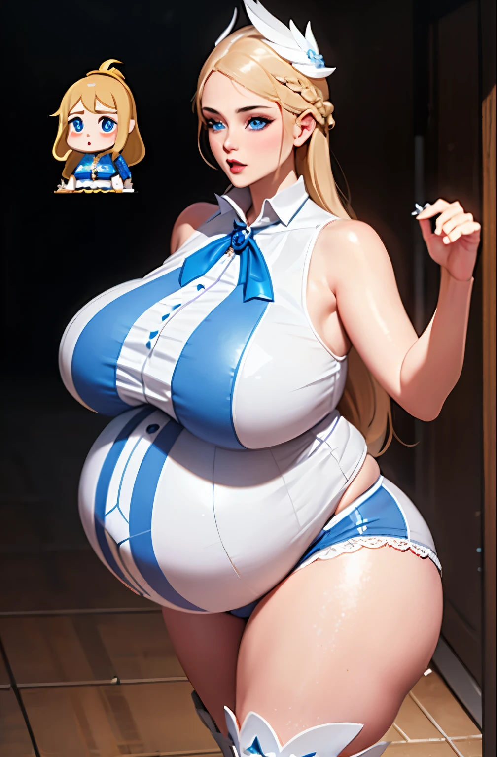 Old gold hair,Big Baby Bump pregnant , Big , nipple, cum,16 years girl, Big pregnant Belly, Big Pregnant girl, Largest Belly of Pregnant, Huge Pregnancy Belly, blue eyes, huge 9 months Pregnancy Belly, Odette from Mobile Legends Bang Bang