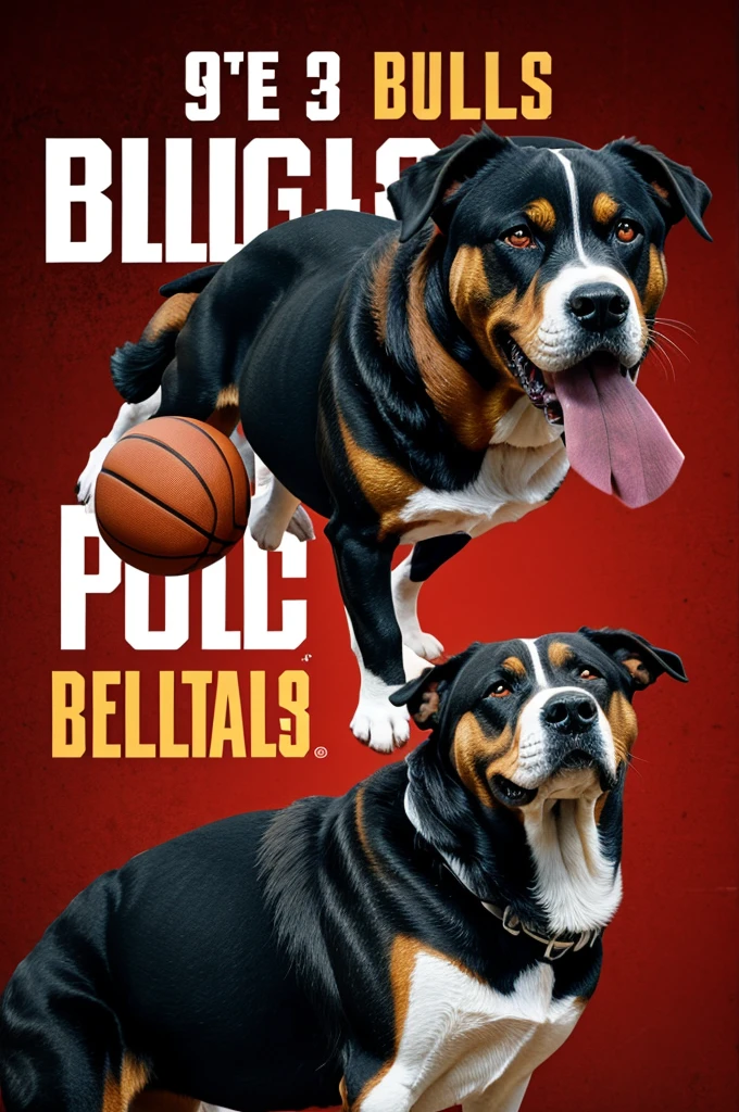 Make me a Buldog logo with name under
"Baldogs Basketball Season 3" 