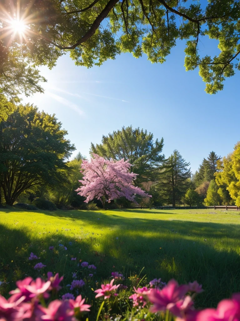 Here is an example of how to create an image just using today's weather report:
Create a beautiful image of a sunny day in Portland, Oregon, with a warm temperature of 68°F, a clear blue sky and a slight fog in the distance, with the sun shining brightly high in the sky, casting a soft glow over the city, with trees and flowers in full bloom, and a feeling of serenity and tranquility in the air.
We can do this for any weather report in the world.