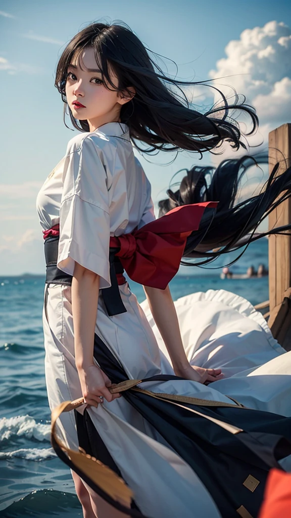 Black Hair。Medium Hair。Fine hair。 Disheveled Hair。風にDisheveled Hair。((Disheveled Hair in strong winds))。 Best image quality,Highest quality,masterpiece,Very detailed。21 year old Japan beautiful girl。Idol's face。Are thin、Small build。Elementary school classroom details。 Angle of view from above。 Childlike appearance。Delicate body。Weak Body。 Very beautiful thighs,(((Random Nudes))),Exhibitionism,Random exposure of genitals。 Beautiful areola。 Beautiful Eyes、Seeing the viewer。 Face Light, Natural light。((Small breasts))。(Random Nudes),Exhibitionism,Random exposure of genitals。 Beautiful areola。(Put bear ears on the head)。Sit in a half-squat pose。