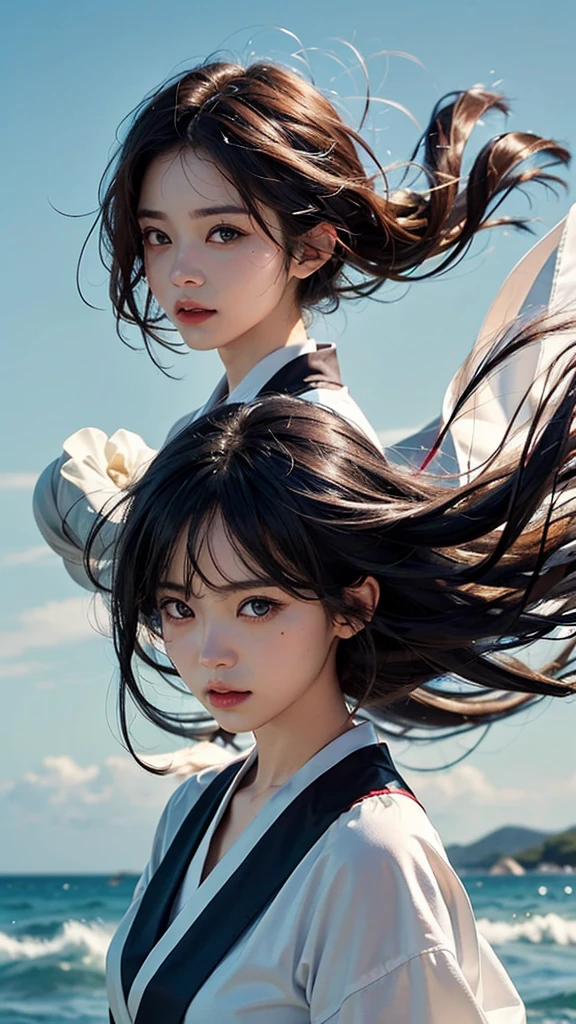 Black Hair。Medium Hair。Fine hair。 Disheveled Hair。風にDisheveled Hair。((Disheveled Hair in strong winds))。 Best image quality,Highest quality,masterpiece,Very detailed。21 year old Japan beautiful girl。Idol's face。Are thin、Small build。Elementary school classroom details。 Angle of view from above。 Childlike appearance。Delicate body。Weak Body。 Very beautiful thighs,(((Random Nudes))),Exhibitionism,Random exposure of genitals。 Beautiful areola。 Beautiful Eyes、Seeing the viewer。 Face Light, Natural light。((Small breasts))。(Random Nudes),Exhibitionism,Random exposure of genitals。 Beautiful areola。(Put bear ears on the head)。Sit in a half-squat pose。