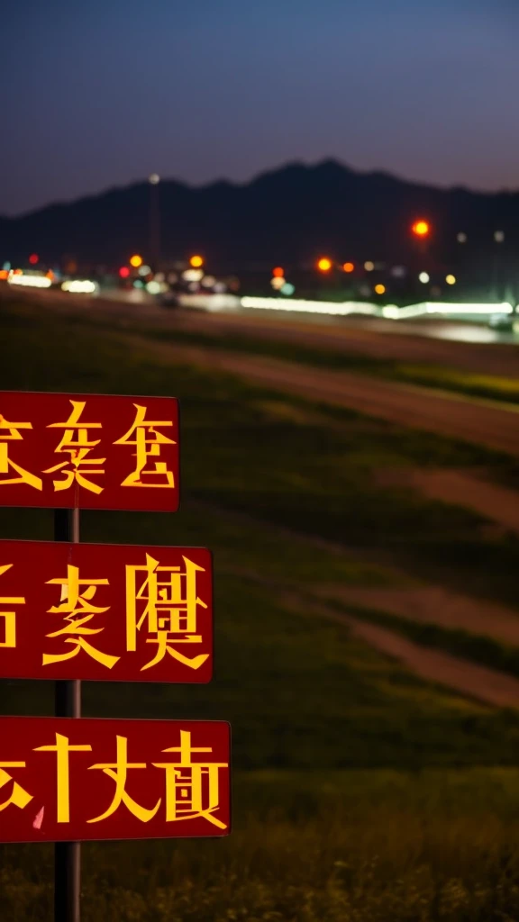 Signpost beside the highway，Need to bring some elements of Qianjiang local crayfish，The sign says Welcome to Qianjiang，