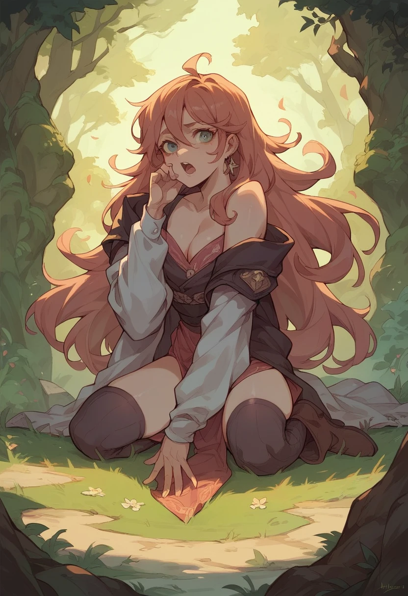 The woman&#39;s breasts are facing the screen，A pink-haired，pink seduction background， huge  ass，Raised sexy，busty figure，swimming clothes，dampness，，sympathy，with a red face，whitegloves，brown skin，stage light，very clean，full of charm，Women over 30，Masterpiece artwork，high détail，Eyes disdainful，Love heart，wish tattoo，abdominal tattoo，look from below，high brightness，huge tit，breast areola