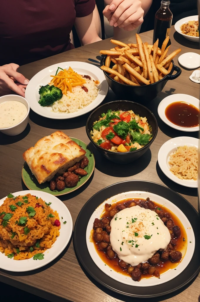 A plate of delicious food in London