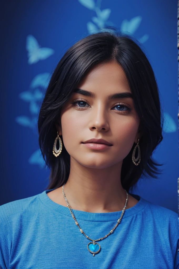 Blue spiritual background