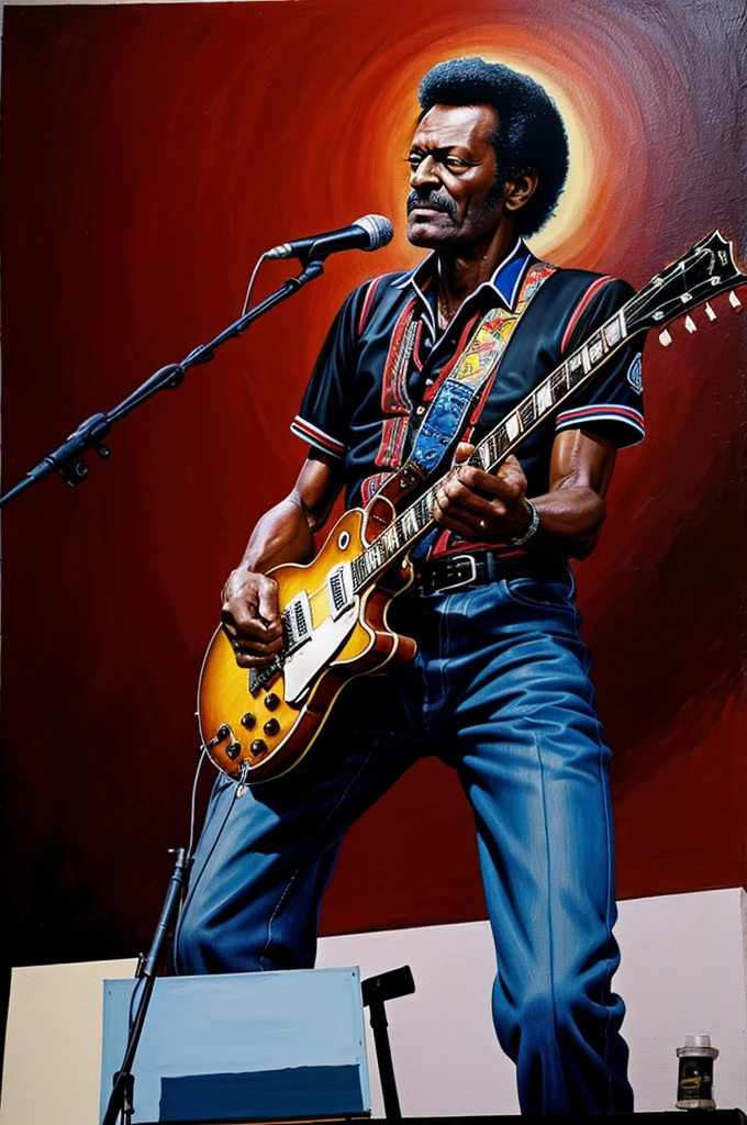 Chuck berry painting