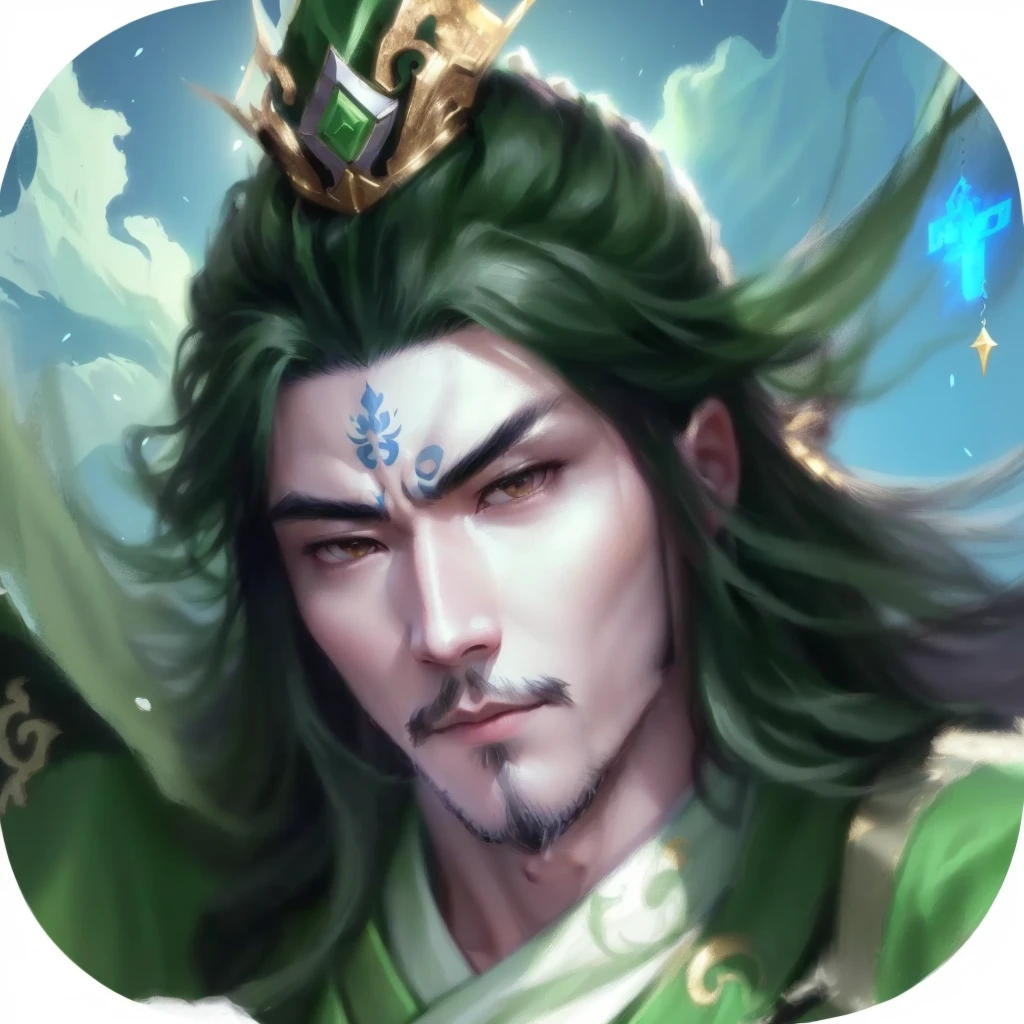 There is a number,A man wearing a crown, guan yu, xianxia hero, Inspired by Huang Shen, heise jinyao, zhao yun, bian lian, Avatar pictures, Inspired by Guillaume, inspired by Du Jin, inspired by Guan Daosheng, inspired by Fan Kuan, Inspired by Li Kan, Inspired by Pu Hua,Young men