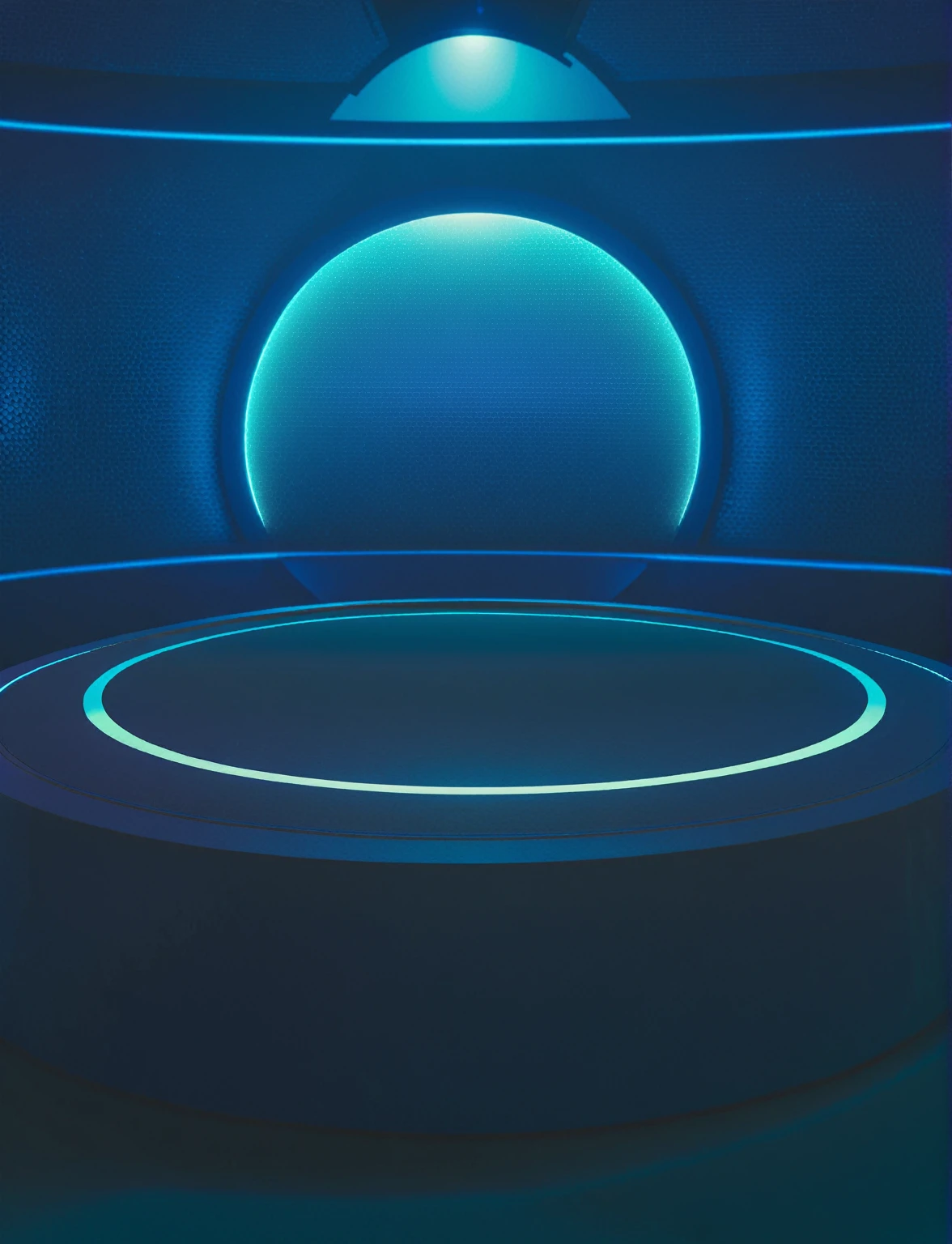 Close up of a futuristic room with circular lighting, arena background, round background, blue circular hologram, basic background, background(hard), odin's stone arena background, plain studio background, cyber background, vivid background, background bar, stage background, studio background, game background, infinite space clock background, Game Coverage, plain background