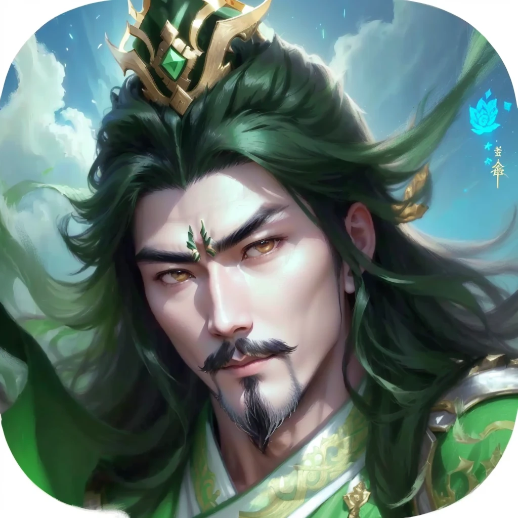 There is a number,A man wearing a crown, guan yu, xianxia hero, Inspired by Huang Shen, heise jinyao, zhao yun, bian lian, Avatar pictures, Inspired by Guillaume, inspired by Du Jin, inspired by Guan Daosheng, inspired by Fan Kuan, Inspired by Li Kan, Inspired by Pu Hua,Young men