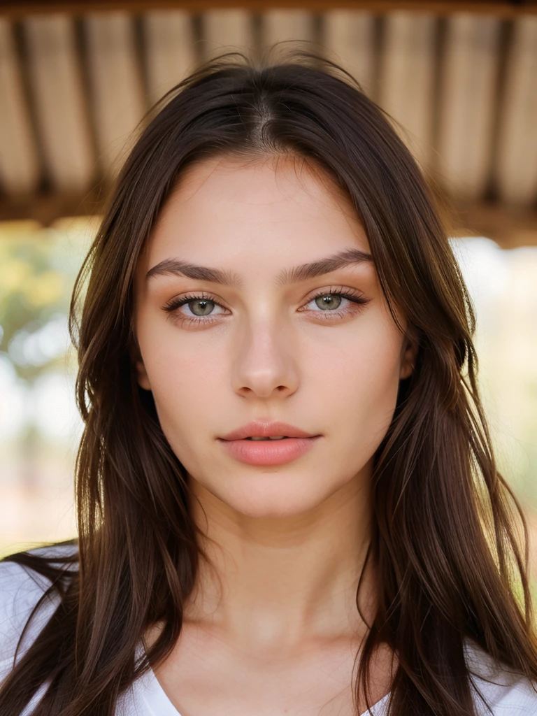 Beautiful Ukrainian girl,20 ans, dark brown slanted eyes, visage innocent, thin and pointed nose, Longhaire, Athletic body, tetas grandes, high resolution, head of'artwork, best quality, intricate details, very detailed, sharpness, detailed skin, realistic skin texture, texture, detailed eyes, Professionnel, 4K, shot in Canon, 85 millimeters, shallow depth of field, Kodak Vision Color, extremely detailed, A picture_\(ultras\), photorealistic, realistic, Post-traitement, maximum detail, roughness, real life, Un hyper realistic, la photographie, 8k uh, la photographie, jardin, dans un jardin vert, tenu sexy, green outfit, photo au meme endroit, brune aux reflets blonds, Corps complet, corps parfait, big butt, dans un salon, porter maillot de bain ,vacation at a villa ,cool, intérieur maison ultra realistic, décor realistic , real life nature, very detailed, 21 ans, Visage innocent, natural wavy hair, blue eye, high resolution, head of'artwork, best quality, complex and high level of detail, very detailed, sharpness, detailed skin, realistic skin texture, texture, detailed eyes, professionnel, 4K, charming smile, prise avec Canon, 85mm, Light depth of field, Kodak Vision Color, corps parfaitement ajusté , extremely detailed, Photo_(ultra), fotorealistic, realistic, post-traitement, maximum details, roughness, real life, shot with Kodak Gold 400