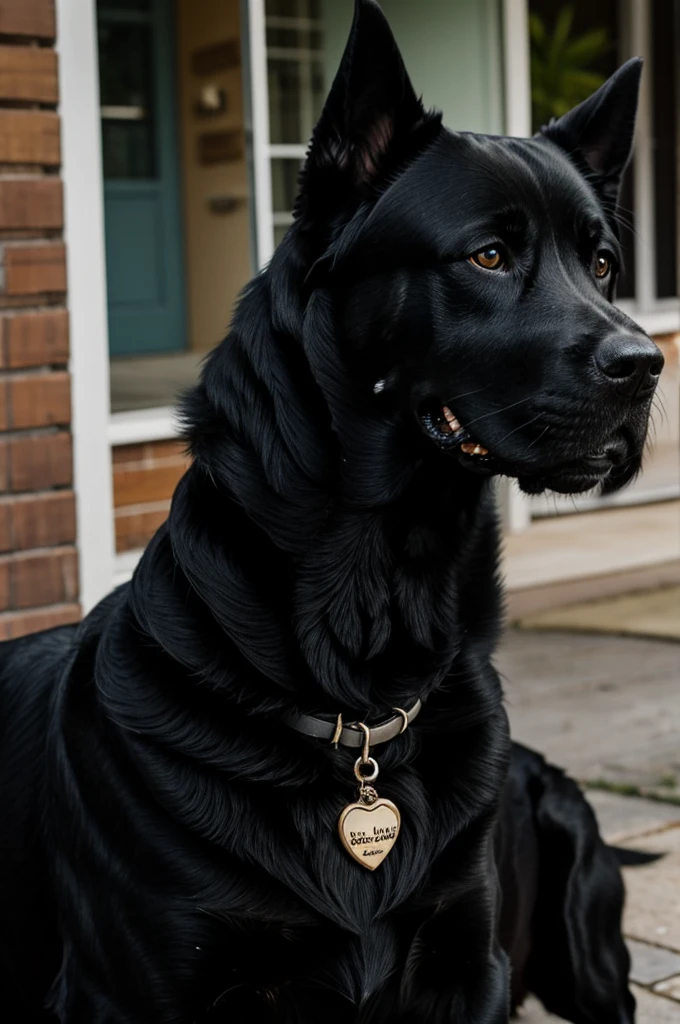 black dog
