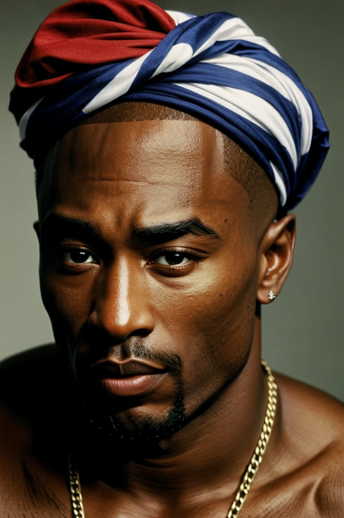 Tupac Shakur rostro

