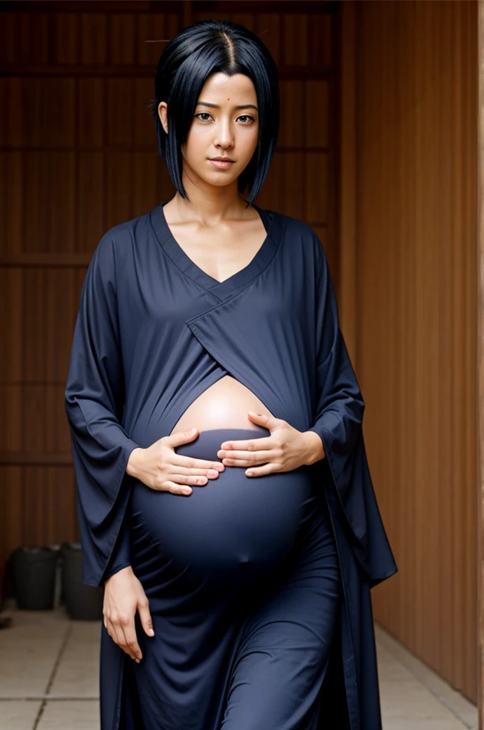 Pregnant androgynous Uchiha Sasuke
