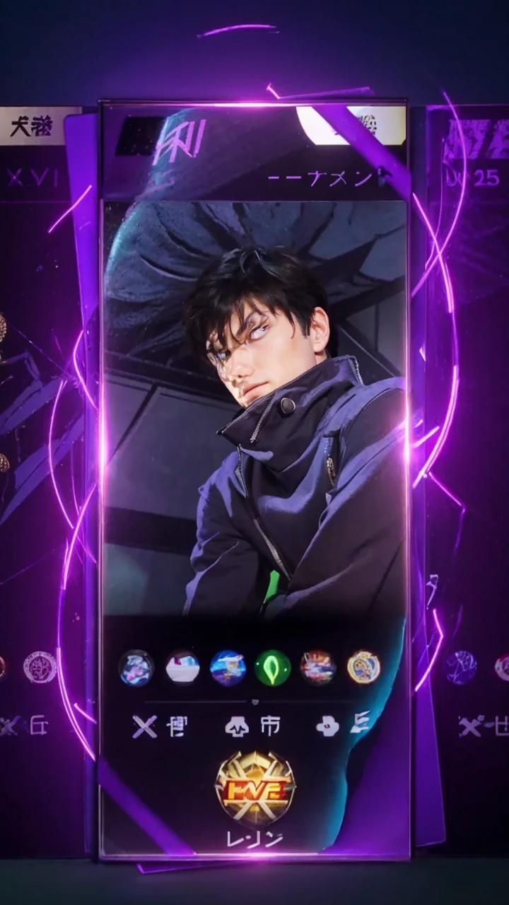 A masculine handsome boy with medium hair, sharp jawline and chad face. The image quality should be 4k. Eye colour should be brown. 