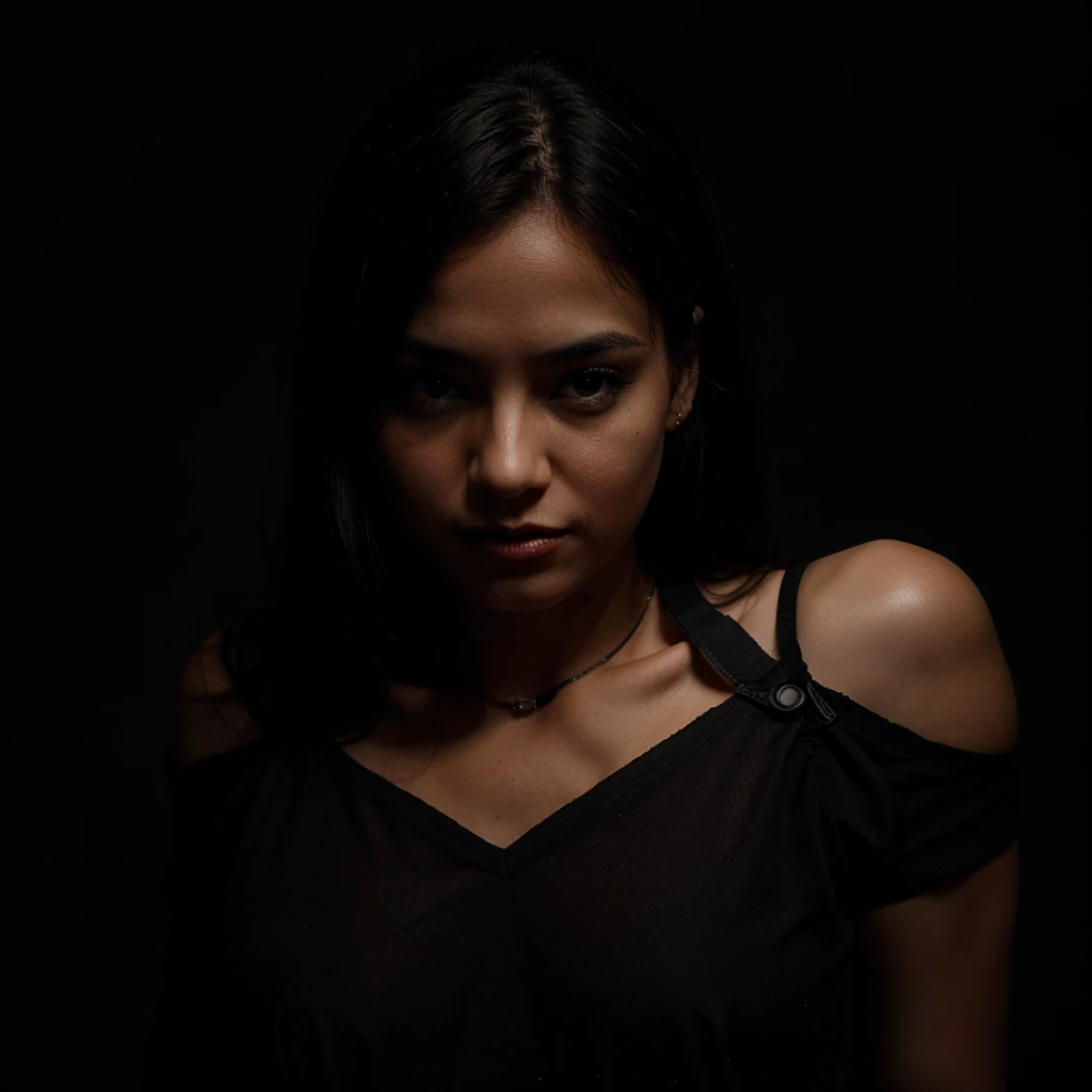 Vaccine. black background.