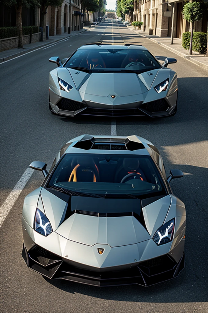 Pixelated photo of a Lamborghini