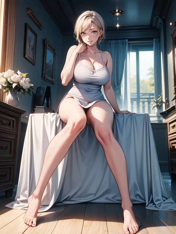 Highest quality, Super detailed, (Ultra-high resolution,8K), Ultra-high definition 4K, (Perfect Anatomy, Anatomically correct), (Five Sensual Housewives:1.4), Full body photography, (Beautiful Eyes), (Detailed eyes), (High-quality facial beauty), (In the Storm:1.2), Friendly, (Photorealistic), (Big Breasts), Soft Skin, Glowing Skin, (Tight camisole), Bright lighting, Very heavy rain, colorful, Goddess-like beauty, Professional photography techniques