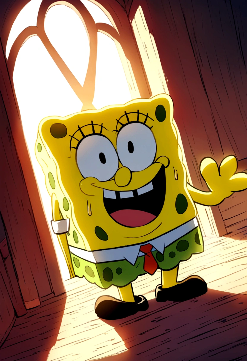 SpongeBob finds Patrick cute