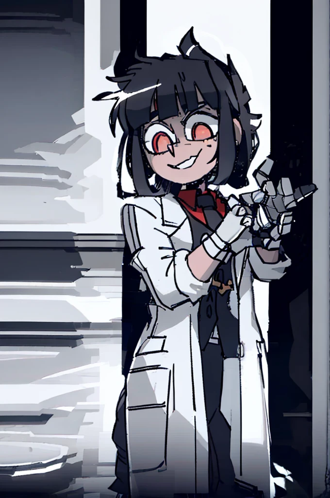 7 year old girl, cornered while boys bullying her surround her, laughing and teasing. She shrinks, trying not to cry. The girl is brunette, short brown hair, and with big, starry eyes, but due to fear, the spatial eye disappears