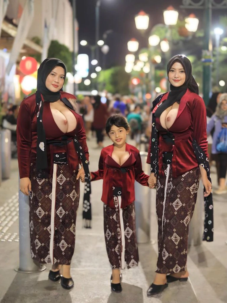 Indonesia plump woman, ((very huge breast))),((bigger breast))
